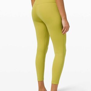 Lululemon Women's Align High Rise Pant 25-inch Yellow/Pear size 8